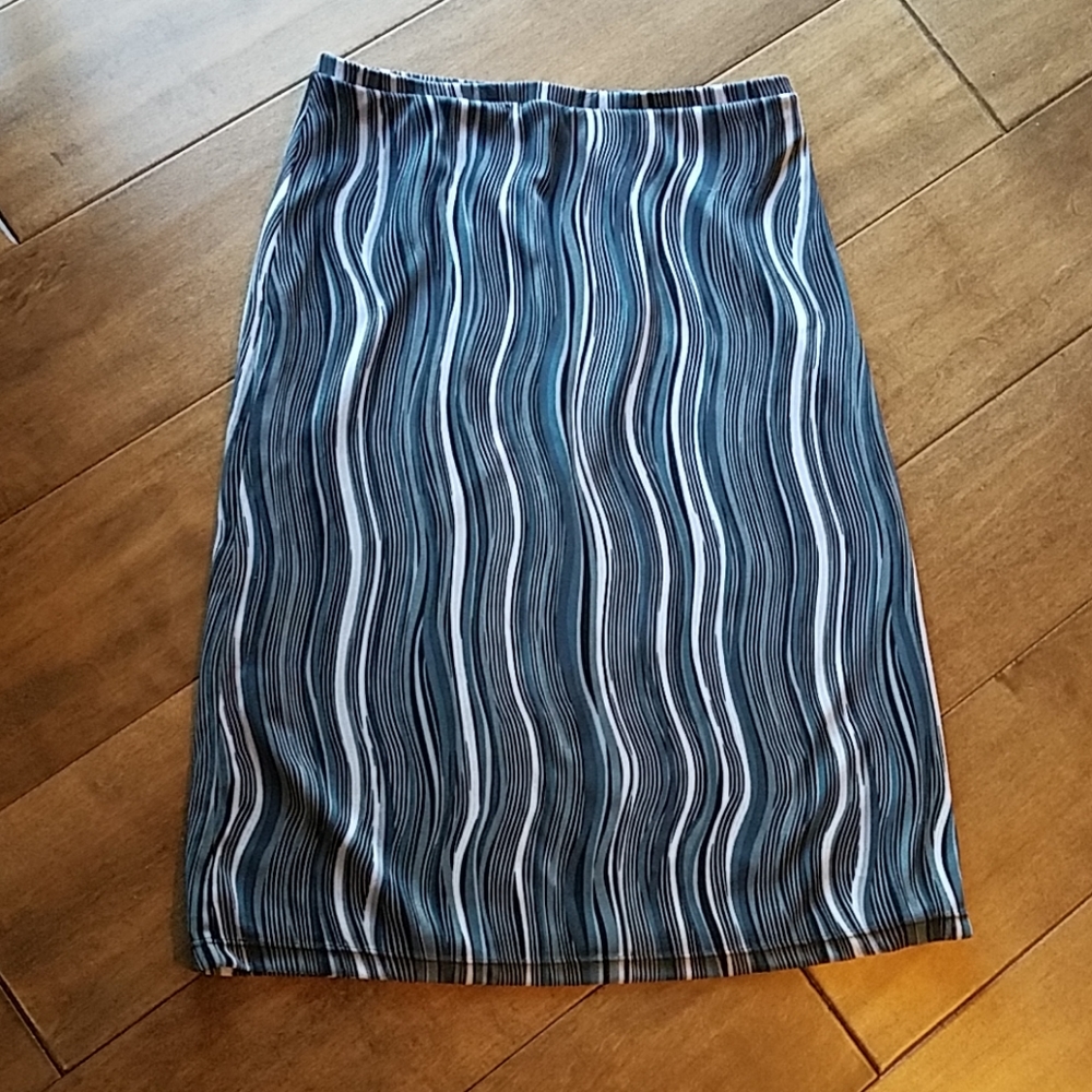 Express skirt Small, multi color stripe